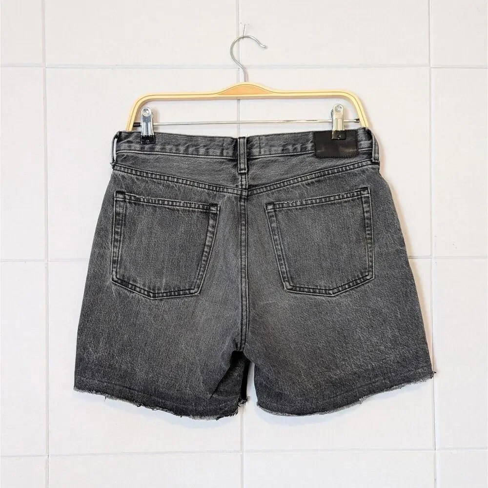 Everlane - 'The Denim Short' cut off roll up jean shorts